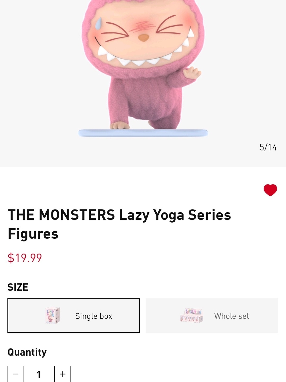 LABUBU Lazy Yoga Series Figure - The MONSTERS
